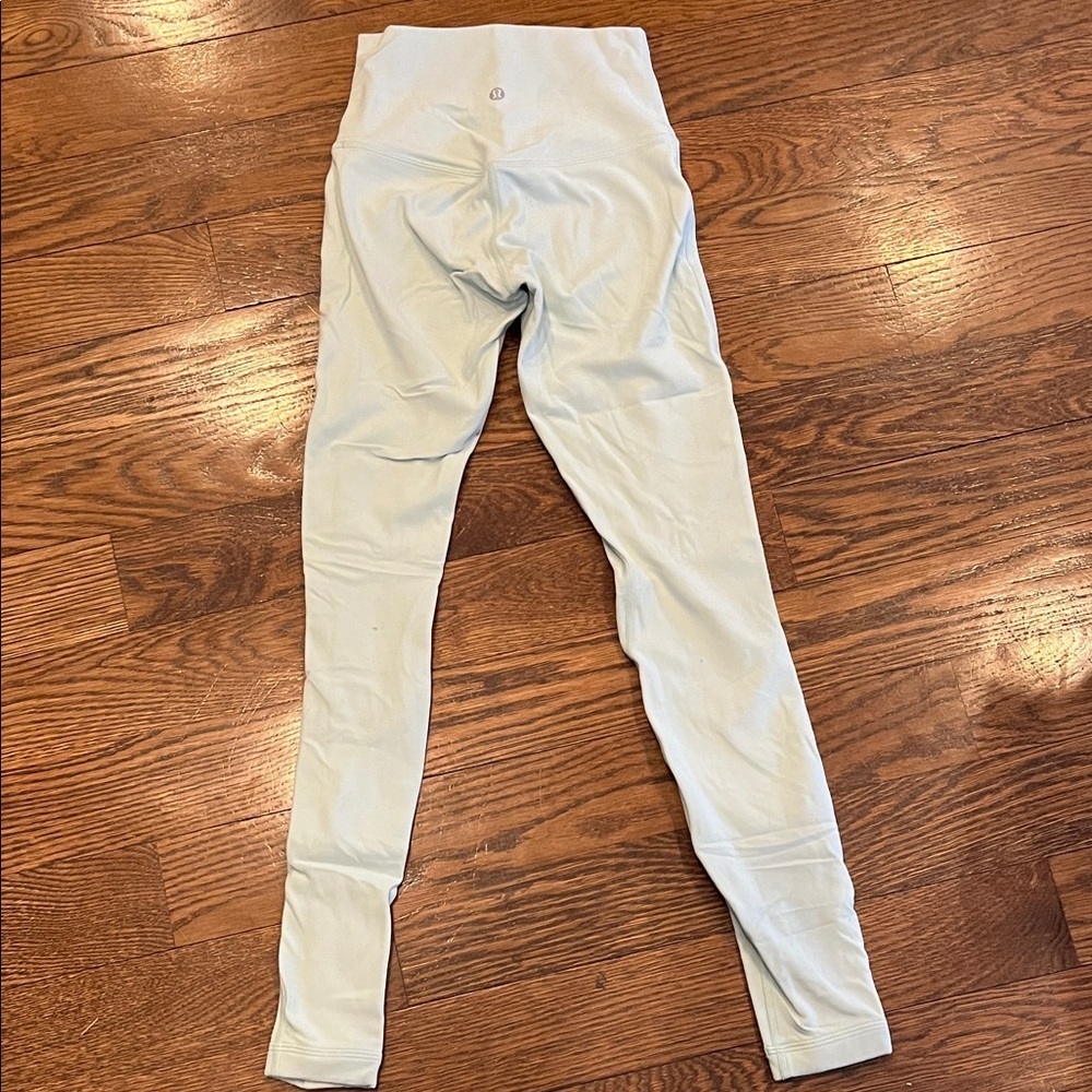 Lululemon 2 Blue High-Waisted Leggings